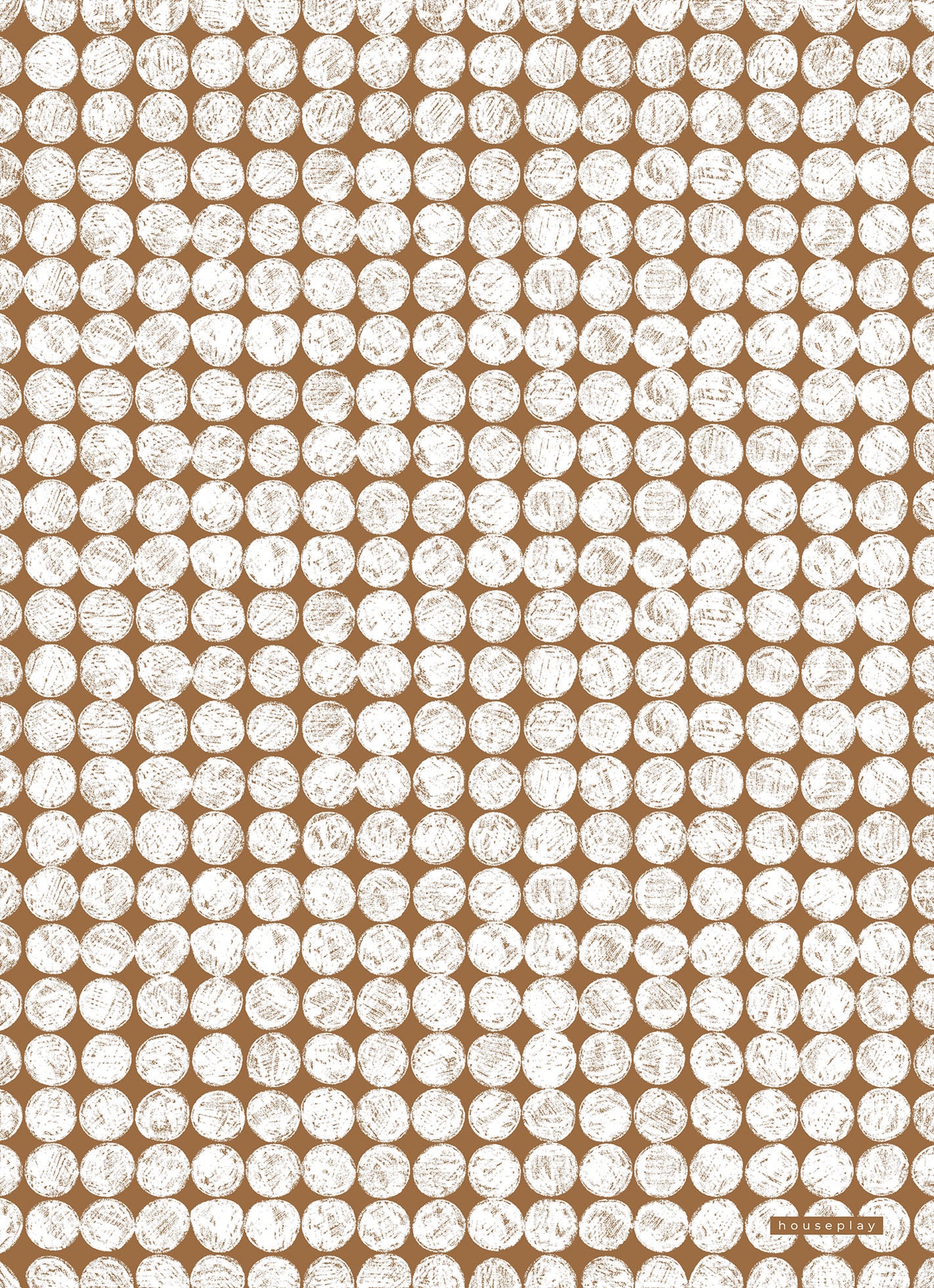 White & Paper Bag Dots Gift Wrap Sheet