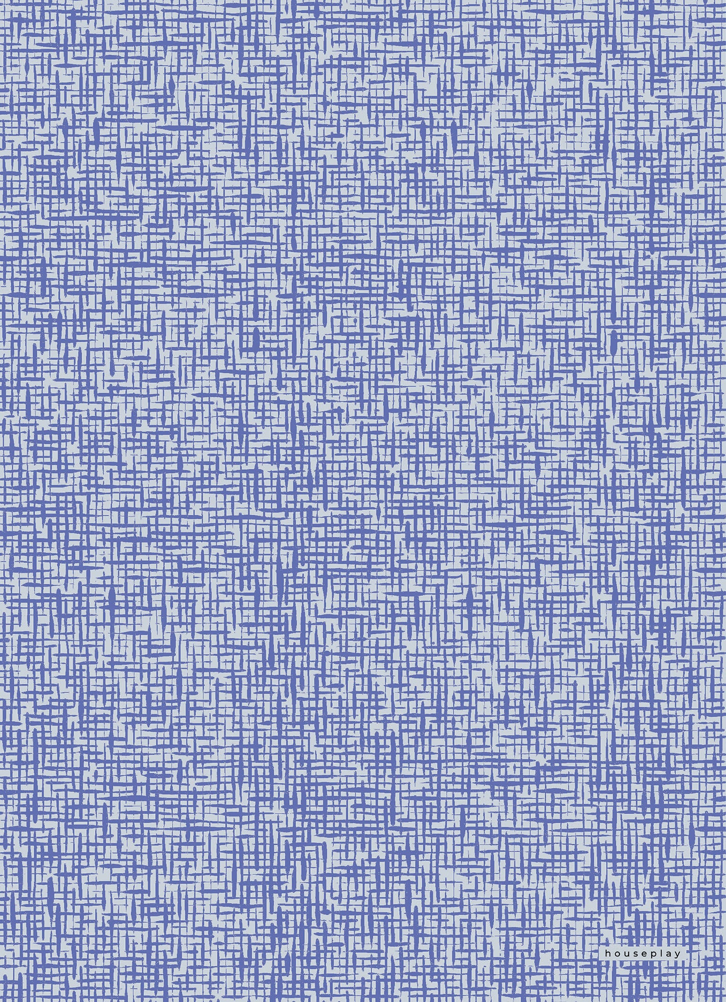 Cornflower & Sky Loose Threads Gift Wrap Sheet