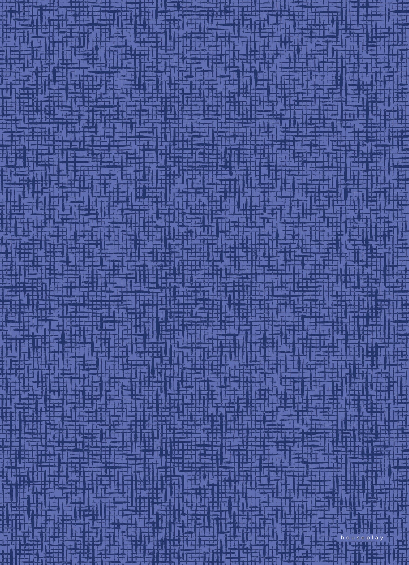 Navy & Cornflower Loose Threads Gift Wrap Sheet
