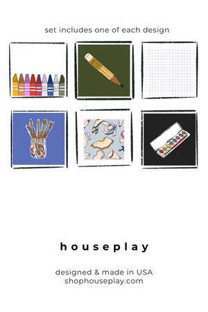 Artsy Fartsy Little Note Cards – Set of 6