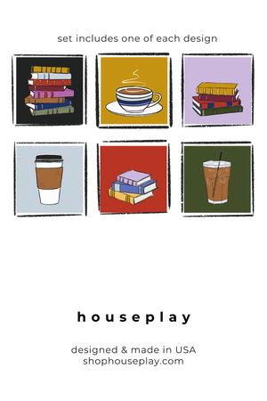 Bookish Little Note Cards – Set of 6