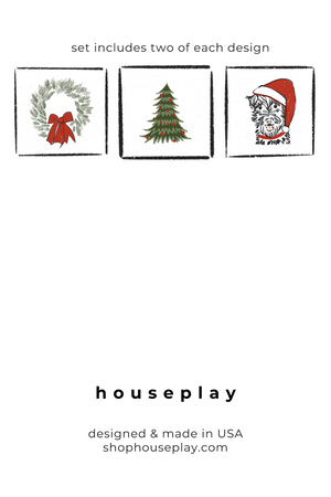 Festive Little Note Cards – Set of 6