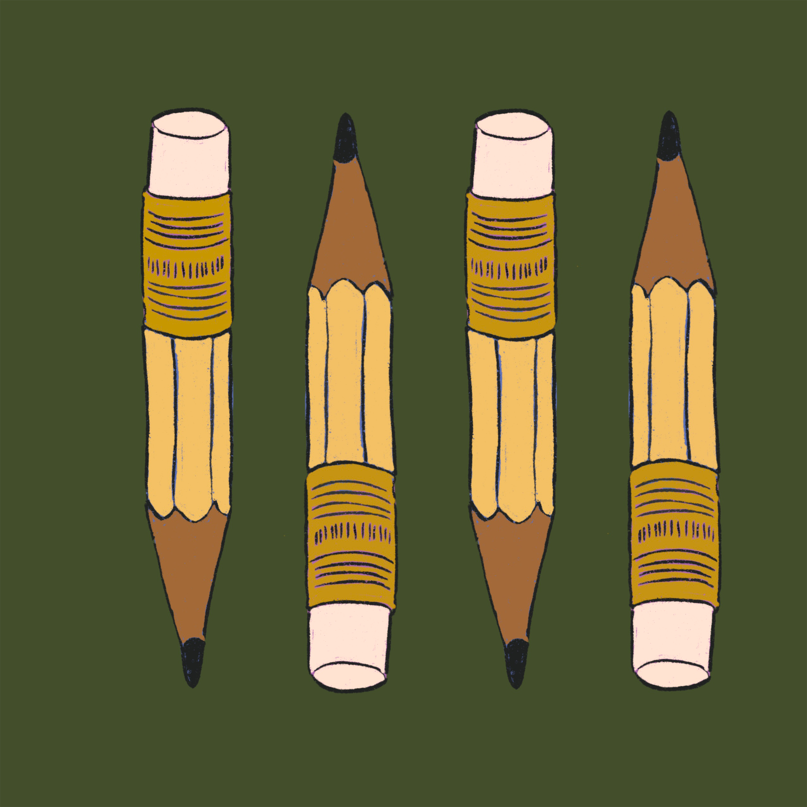 Spiral Notebook – Pencils