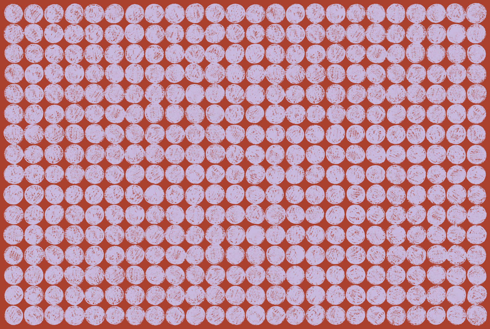 Lilac & Flame Dots Paper Placemats