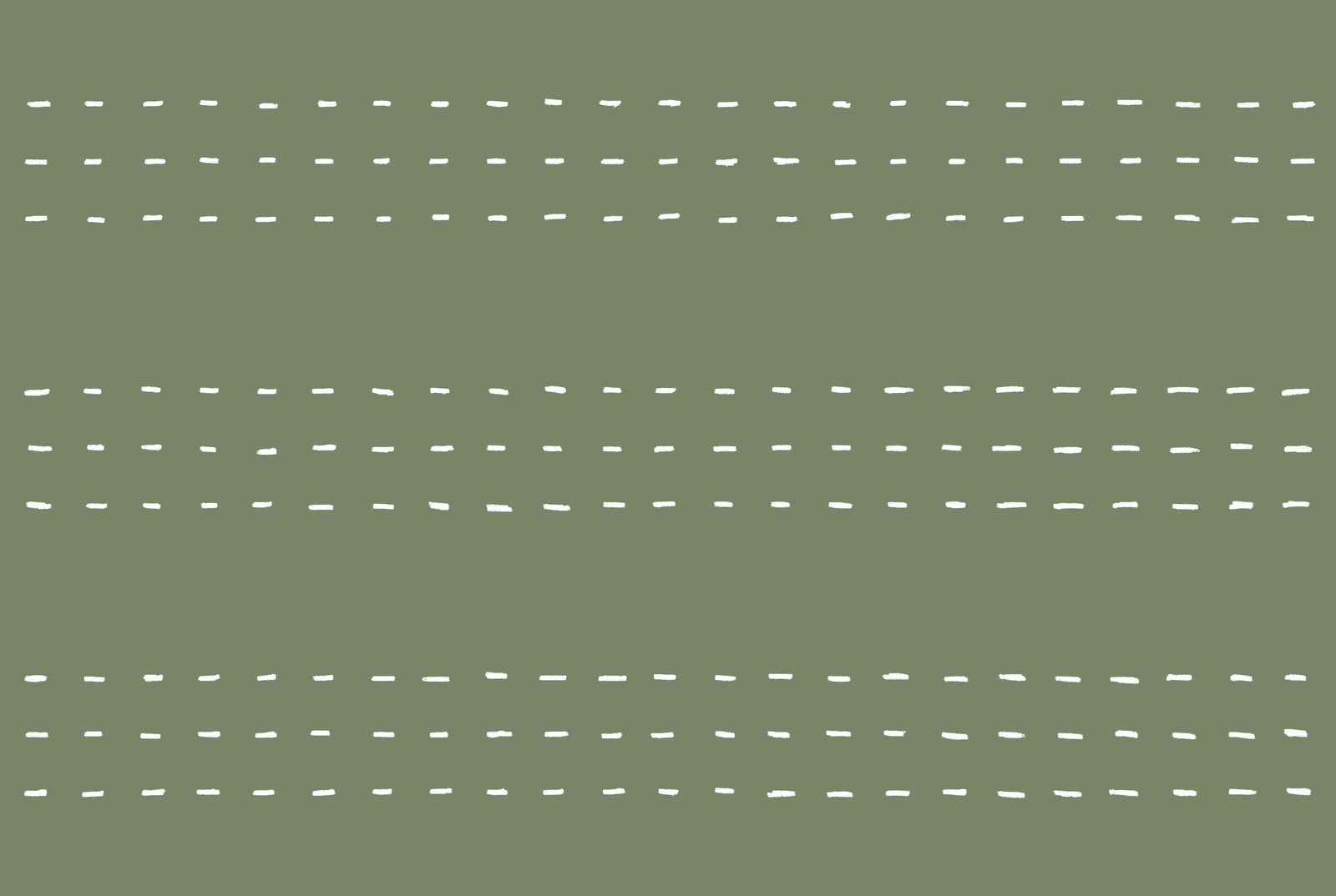 Sage Running Stitch Paper Placemats