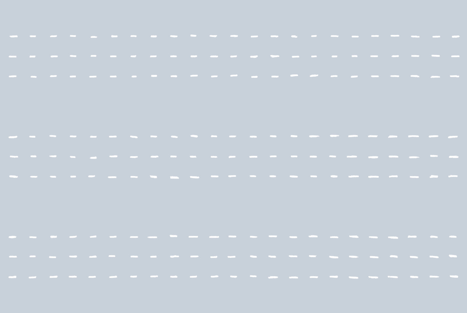 Sky Running Stitch Paper Placemats